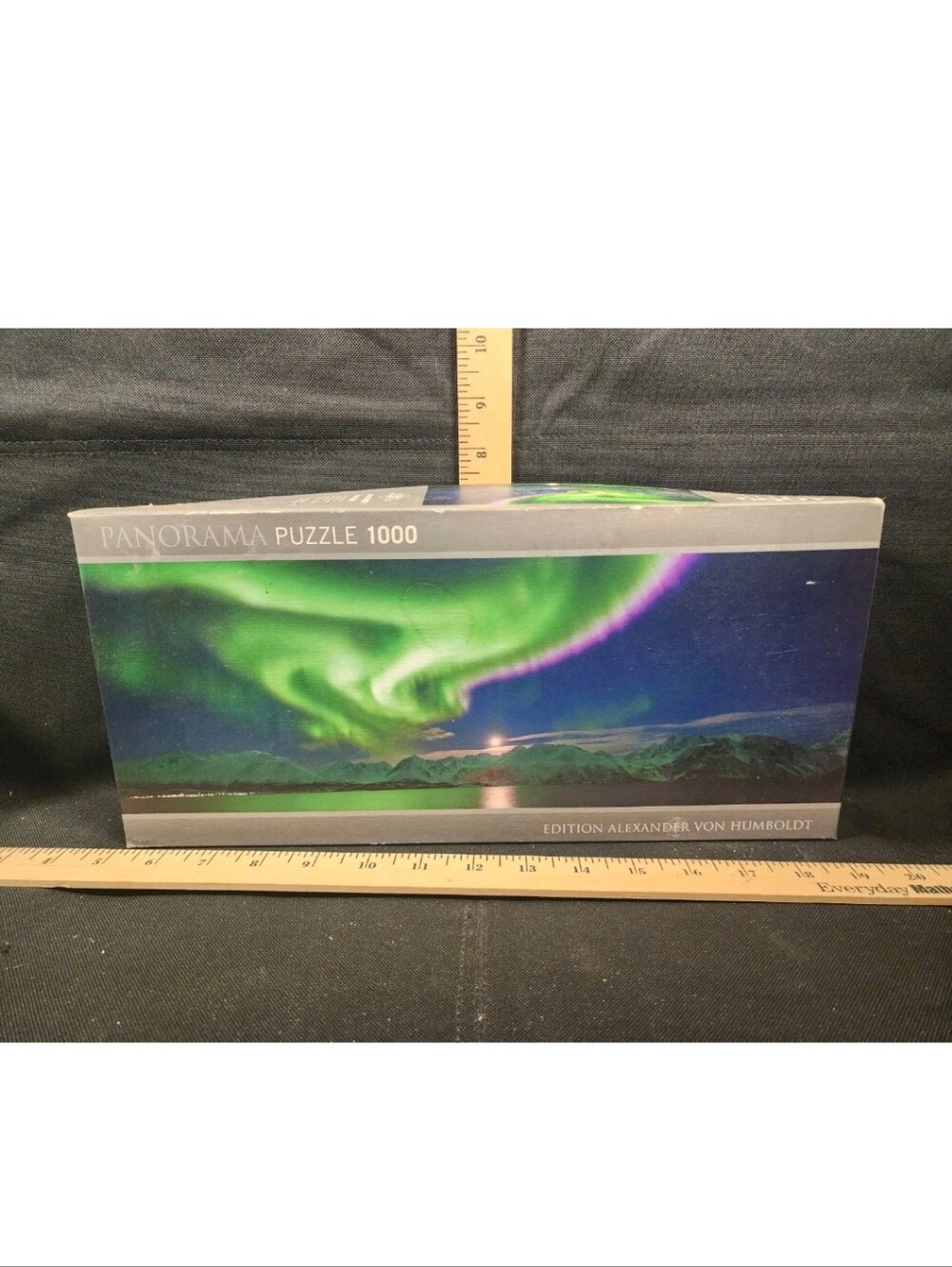 Alexander Von Humboldt Panorama 1000 Pc Puzzle Aurora Borealis Used Complete